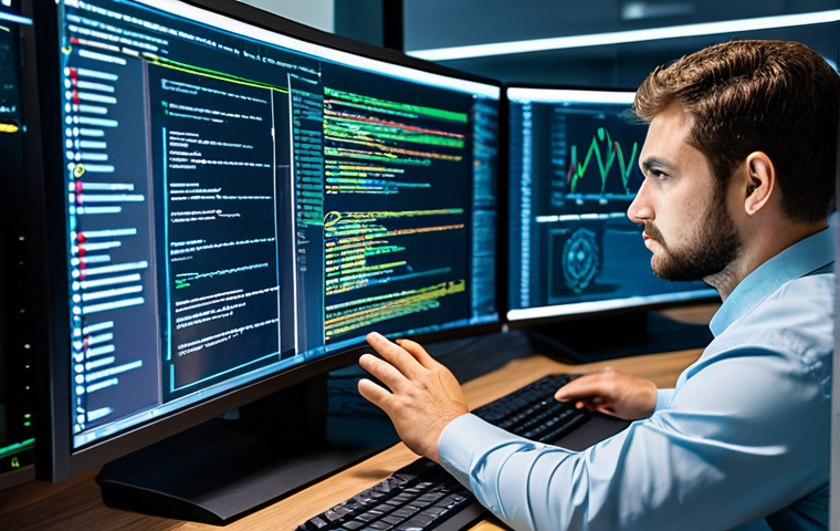 **

"A professional IT security specialist, fully clothed in appropriate business attire, working at a computer in a modern cybersecurity office. Display screens show lines of code and network diagrams. Focus on the importance of data protection and secure systems. Safe for work, appropriate content, modest, professional, perfect anatomy, correct proportions, natural pose, well-formed hands, proper finger count, natural body proportions."

**