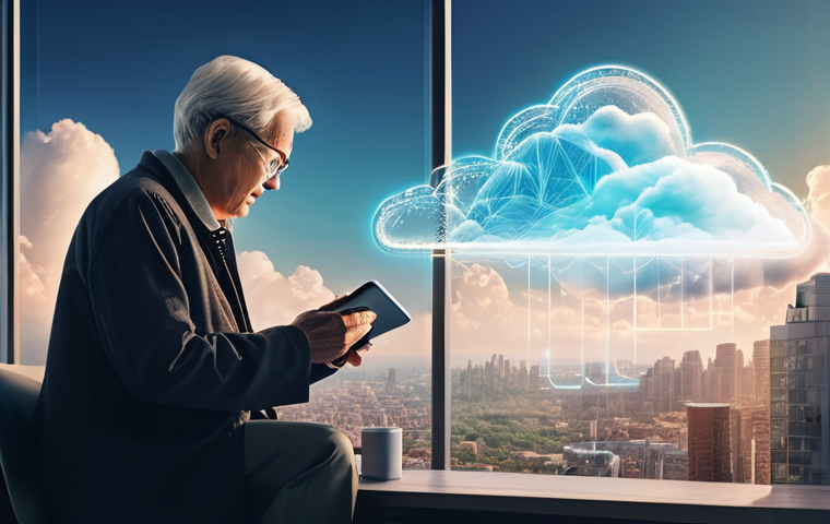 정보보안학 클라우드 보안 - The Double-Edged Sword of Cloud Convenience**
    A vibrant, modern cityscape bathed in soft, inviti...