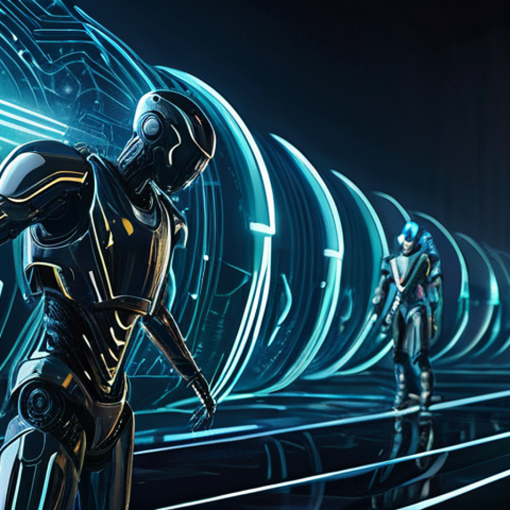 정보보안학 최신 보안 위협 - **Prompt Title: AI Cyber Warfare: The Digital Battlefield**
**Description:** A futuristic, high-...