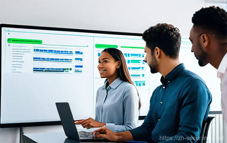 정보보안학 안전한 코드 작성 - **Prompt:** A focused, professional software developer, mid-30s, either male or female, sitting at a...