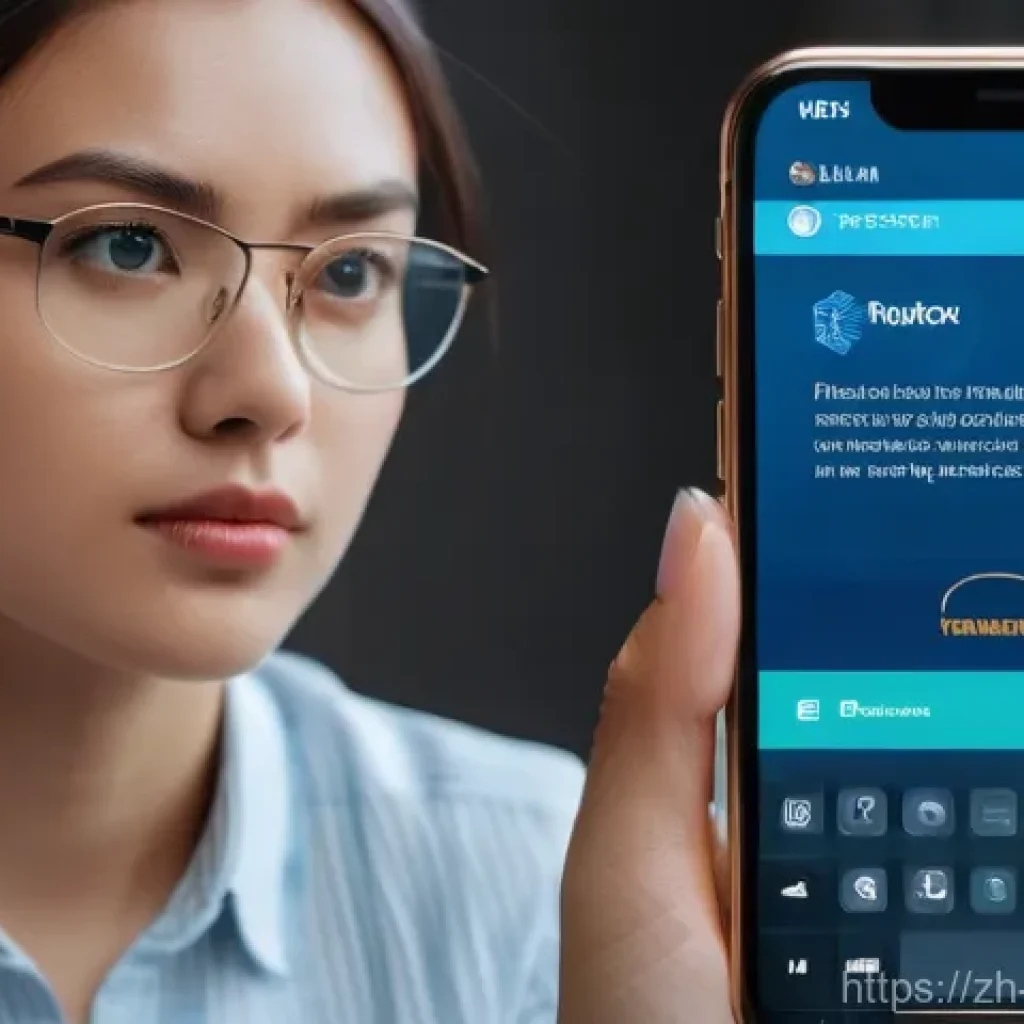 사이버 보안의 개념 - **Prompt:** A young professional, late 20s, with a thoughtful and slightly anxious expression, holds...