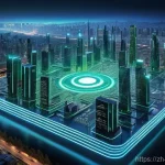 정보보안학 암호화 이론 - **Prompt 1: The Digital Guardian - Encryption's Super Lock**
    "A stunning wide-shot of a futurist...